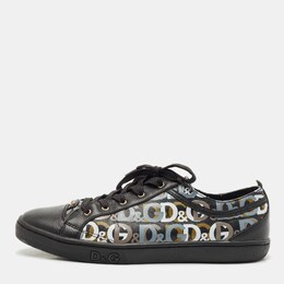 Dolce & Gabbana: Чёрные кроссовки  DG