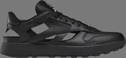 Кроссовки maison margiela x classic leather dq 'black' Reebok, черный gy0244 | black