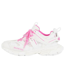 Кроссовки track sneaker 'white fluo pink' Balenciaga, белый 542436w3ac29055 | white/pink