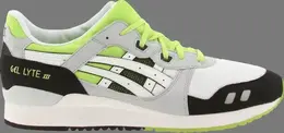 Кроссовки gel lyte 3 'white lime' Asics, белый h307n 0101 | white