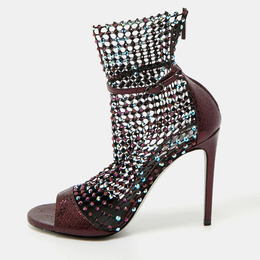 René Caovilla: Фиолетовые ботинки  Galaxia