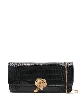 Roberto Cavalli сумка через плечо с тиснением под кожу крокодила, черный tkb012pz975 | черный