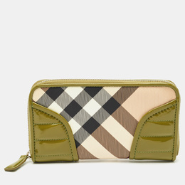Burberry: Зелёный кошелёк 