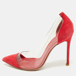 Gianvito Rossi: Красные туфли  Plexi