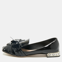 Miu Miu: Чёрные балетки 