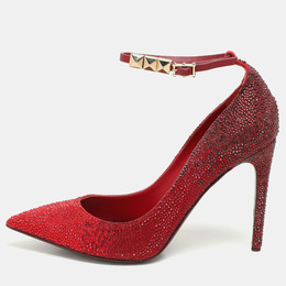 Valentino: Бордовые туфли 