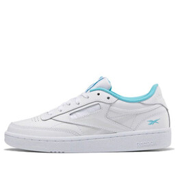 Кроссовки club c 85 'white neon blue' Reebok, белый fv1096 | white/blue