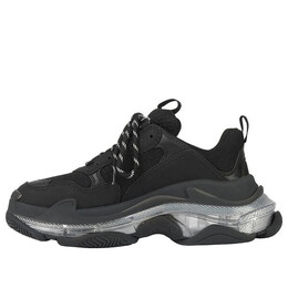 Кроссовки triple s sneaker 'black iridescent' Balenciaga, черный 544351w2fb21001 | black
