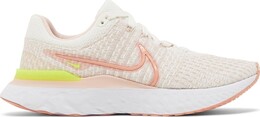 Кроссовки Nike Wmns React Infinity Run Flyknit 3 'Sail Light Madder Root', розовый dd3024 102 | pink