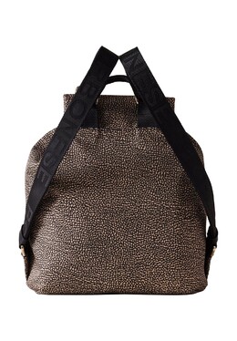 Рюкзак MEDIUM Borbonese, коричневый b5b51q005-o12 | op natural black