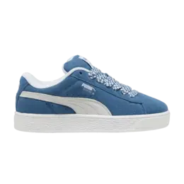 Кроссовки Puma Wmns Suede XL Plaid Lace - Blue Horizon, синий 398310 01 | plaid lace - blue horizon