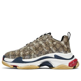 Кроссовки the hacker project triple s x gucci Balenciaga, бежевый 677192ulz109795 | beige/ebony