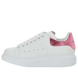 Кроссовки oversized sneaker 'white pink metallic' Alexander McQueen, белый 676702wicgg9993 | white/pink