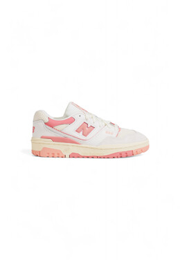 Кроссовки женские New Balance 550 комбинированные, бело-розовый 95759 | pink