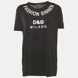 Dolce & Gabbana: Чёрная футболка  T