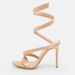 Gianvito Rossi: Бежевые сандалии 