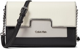 Сумка кросс-боди Calvin Klein Finley Tailored Crossbody, цвет Black/Dove/White 9914207 | black/dove/white