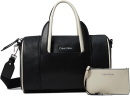 Сумка Calvin Klein Geeta Casual Satchel, цвет Black/White 9970980 | black/white