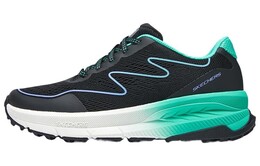 Кроссовки женские с низким верхом, черные/зеленые Skechers 896257-bkaq