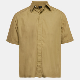 Fendi: Зелёная рубашка 