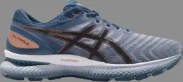 Кроссовки gel nimbus 22 wide 'graphite grey' Asics, синий 0001759 | blue