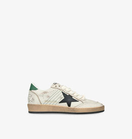 Низкие кожаные кроссовки Ball star 10788 Golden Goose, мультиколор r04386944 | white/comb