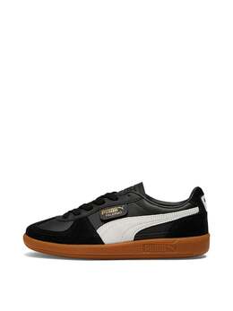 Кроссовки из кожи Палермо Puma, черный 1126106900 | puma black-feather gray-gum