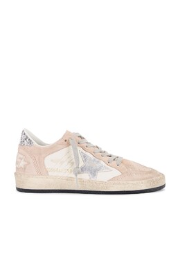 Кроссовки ball star Golden Goose, белый ggor-wz626 | nougat, white, & silver
