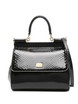 Сумка-тоут Sicily среднего размера Dolce & Gabbana, черный bb6003a2111 | черный