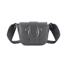 Сумка через плечо True Religion Mini Flap с темной фурнитурой, черный 7142746456124 | black