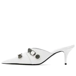 Кроссовки cagole heeled mules Balenciaga, белый 714253wad4e9081 | white