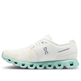 Кроссовки cloud 5 'undyed white creek' On Running, белый 59.98368 | white/green