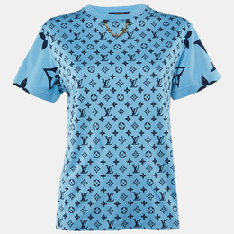Louis Vuitton: Голубая футболка 