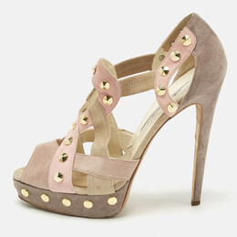 Brian Atwood: Бежевые сандалии 