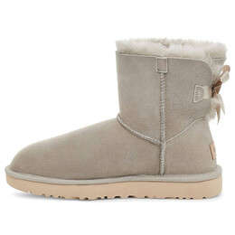 Кроссовки мини bailey bow ii с флисовой подкладкой Ugg, серый 1016501-goa | light grey