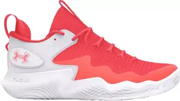 Женские волейбольные кроссовки Under Armour Flow Ace Low, белый/красный 10968314 | white/red