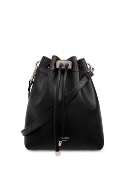 Кожаная сумка-ведро Bon Bon Jimmy Choo, черный bonbonbcktnsmnhut | черный