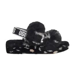 Ugg Кроссовки Wmns Oh Yeah Slide 'Black White Spots', черный 1118165 blk | black white spots