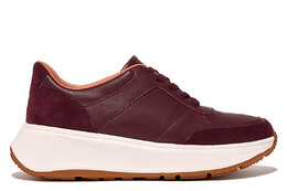 Кроссовки F-mode lth на танкетке из замша Fitflop, бордовый 31500057-69 | burdeos