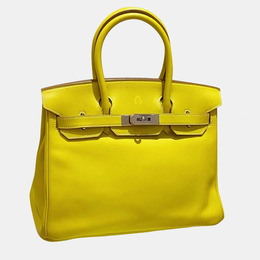 Hermes: Жёлтая сумка  Birkin 30