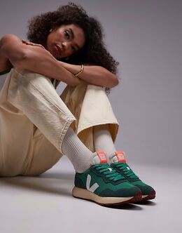 Кроссовки Veja Paulistana белого изумрудного цвета 140375958 | white