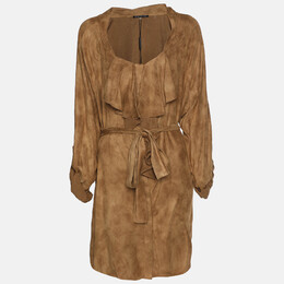 Elie Tahari: Коричневое платье 