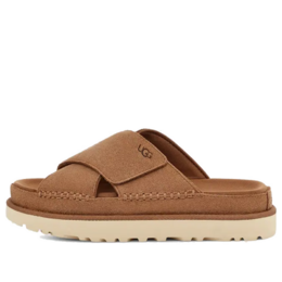 Кроссовки (WMNS) Ugg Goldenstar Cross Slide 'Chestnut', желто-коричневый 1137910-che | tan