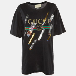Gucci: Чёрная футболка 