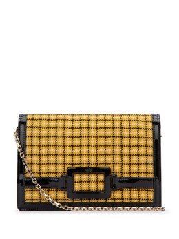 Сумка-клатч с принтом в клетку Roger Vivier, желтый rbwaord0101sm4 | желтый