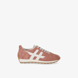 Кроссовки Hogan Allacciato замшевые низкие, розовый r04457553 | pale pink