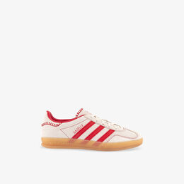 Кроссовки кожаные Adidas Gazelle Indoor, кремовый / красный r04483876 | better scarlet better sc