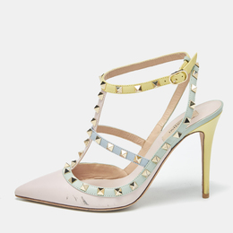 Valentino: Многоцветные туфли  Rockstud