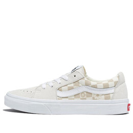Кроссовки sk8-low floral check 'white' Vans, белый vn0009qrfs8 | white/beige