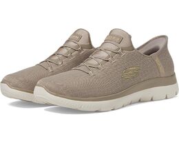 Кроссовки Skechers Summits-Classy Night Hands Free Slip-Ins, цвет Taupe/Gold 9967949 | taupe/gold